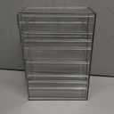 5-Drawer Clear Plastic Hair Accessories Organizer Box, Large Capacity Hair Organizer Storage for Bathroom, Dresser, Office, and Closet