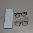 IBOANN Iconic Blue Light Glasses for Woman - Computer Glasses up to 99% Blue Light Blocking - Anti Eyestrain & UV Glare
