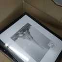 Upsimples 9x12 Picture Frame Set of 5, Display Pictures 6x8 with Mat or 9 x 12 Without, Wall Gallery Photo Frames, Black