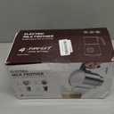 Milk Frother and Steamer, Large Capacity & Detachable Electric Milk Frother, Automatic Warm and Cold Foam Maker, Hot Chocolate Maker, Stainless Steel Jug, 30.44Oz./900ML (Silver)