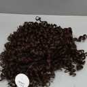 XIUFAXIRUSI XIUFAXIRUSI Curly Afro Wigs for Black Women Short Synthetic Mixed Brown Curly Wig Natural Soft Heat Resistant Glueless African American Afro Loose Curls wigs