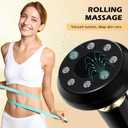 Varially Anti-Cellulite Massager, 2024 New Upgraded Bluile Intelligence Massager for Abdominal, Belly, Thighs, Butt, Neck at Home (Black)