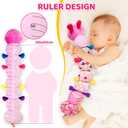 KMUYSL Baby Toys 0-6 6-12 Months, Sensory Music Animal Stuffed Toy for 0 1 2 3 4 5 6+ Months, Plush Toy with Crinkle and Rattles for Infant Newborn, Tummy Time Toys Gifts for 0-3-6-12 Month