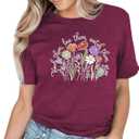 Read Shirt for Women-Reading Rainbow Short Sleeve Reading Teacher Tee Cute Librarian Shirt (Small, 81-purple)