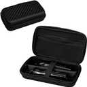 Hard Travel Case for Hair Clippers, Hair Cutting Barber Supplies Holder, Trimmer Organizer Storage Bag for Ufree/Hatteker/Oneisal/Wahl 5Star/Andis Men Razor Guard Grooming Kits (Black)