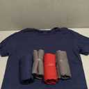 Gildan Men's Crew T-Shirts, Multipack, Style G1100 (Medium, Navy/Charcoal/Cardinal Red) 5 pack
