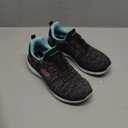 Skechers Women's Summit - Quick Getaway Sneaker (9, Black/Light Blue)