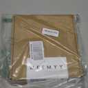 WEEMYY Hand Woven Rattan Serving Basket 8.7 inch - Round Platter for Fruit, Snacks, Appetizers, Bread, Breakfast, BBQs, Parties - Decorative Tray for Living Room, Kitchen, Dining Decor (Small)