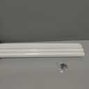 3PCS Replacement Door Bottom with Vinyl Fins 36" Long 1 3/4" Wide Threshold Seal Bottom of Door Weatherstrip Kerf Weather Stripping for 7/8" Between Barbs (White)