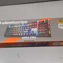 SteelSeries Apex Pro Gen 3 OmniPoint 3.0 HyperMagnetic Switches Adjustable Actuation Rapid Trigger Game-Ready Presets Protection Mode Rapid Tap/SOCD OLED RGB PBT Keycaps USB-C