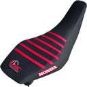 Seat Cover - Compatible Fit 2008-2018 TRX400EX 400X TRX 400EX 400 X TRX 400 EX Quad (Red/Black)