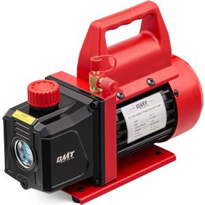Orion Motor Tech Vacuum Pump, 4.5 cfm 1/3 hp HVAC Single Stage Vacuum Pump for R12 R22 R134a R410a R502, Auto AC Vacuum Pump Kit for Automotive Air Conditioner Resin Degassing & More