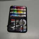 SUTQIGUI Sewing Kit for Adults with Heavy Duty Fabric Scissors, 241 Pcs Newly Upgraded Hand Travel Sewing Kit Professional Needle and Thread Kit, Portable Sewing Supplies for Travel Home Beginners