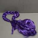 Long Purple Braid Wig Purple Braid Wigs for Women Cartoon Movie Halloween Cosplay Costume Animie Wigs