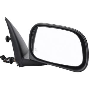 Side View Mirror Fits for Dodge Dakota 2005-2010, Mitsubishi Raider 2006-2009, Ram Dakota 2011. Black Power Adjusted Heated Manual Folding Passenger Side
