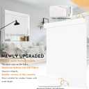 Persilux Blackout Roller Blinds for Windows, Cordless Free-Stop Roller Shades with Valance, Thermal Insulated Fabric Window Blinds, UV Protection Shades for Home and Bedroom (White,36.5" W x 72" H)