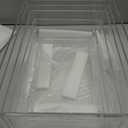 Leinuosen 7 Pcs Extra Large Buffet Risers Set 10" to 16" Rectangle Acrylic Display Box Catering Dessert Table Riser Food Display Decorative Stand with Hollow Bottom for Catering Supplies(Clear)