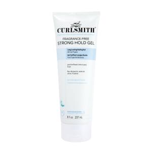 CURLSMITH Fragrance-Free Strong Hold Styling Gel - Long-Lasting Frizz Control for Defined Curls (8 oz)