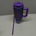 Frost Buddy Thicc Buddy - 40 oz Stainless Steel Vacuum Insulated Tumbler with Lid and Straw for Water - Travel Mug Cupholder Friendly - Gifts for Women Men Him Her (Nebula)