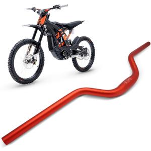 Electric Dirt Bike Handlebar for Surron Sur Ron Heighten 7/8" 22mm Handle Bar for Light Bee X/S LBX E-Ride Pro S SR SS 3.0 2.0 Talaria Sting XXX MX3 MX4 Taparia Red Motorcycle/4MM CNC