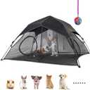 Tent Pop Up Cat Tent, Portable Lightweight Cat Playpen with 3 Holes, Indoor Outdoor Pet Enclosure w/Carry Bag, Foldable Interactive Cat Play House for Cats KittensPatented