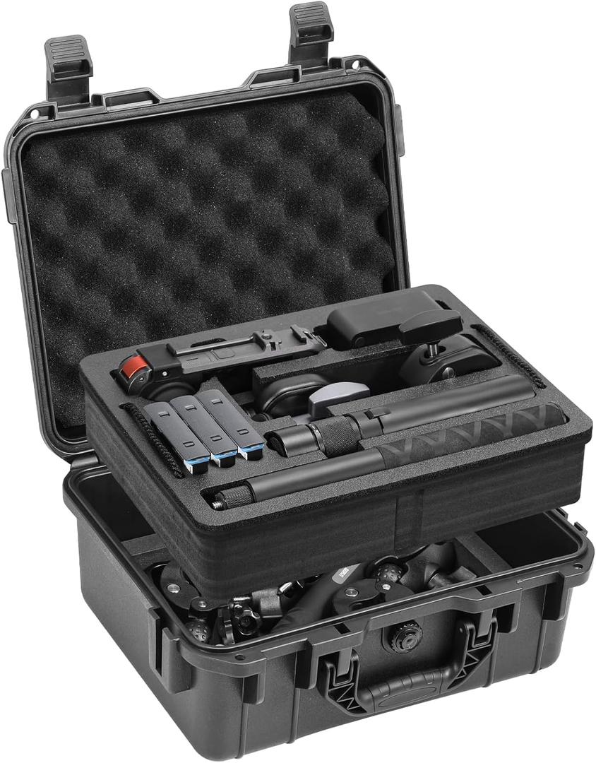 Hard Case Compatible with Insta360 X4 - Insta 360 Premium Accessories Compact Hard Shell Carrying Case Waterproof Protector Portable for Travel or Storage for X4 X3 ONE X2, Black