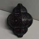 Hanging Solar Lights Outdoor Garden Decor Solar Lantern Waterproof Plastic Moroccan Outdoor Decorations for Patio Pathway Yard Backyard Garden Decorative (2, Purple)