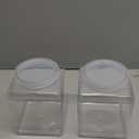 Plastic Jars With Lids, 2 Pack Plastic Gallon Containers With Lids Candy Containers For Candy Cookies (5.5 x 5.5 x 8.3 inches)