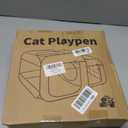 Tailtastic Large Cat Playpen with Separate Areas,Outdoo&Indoor Cat Enclosures,Portable Pet Playpen for Indoor Cats,Puppy and Small Animals, Dog Playpen with Carrybag.