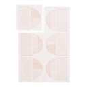 PopsyKosy Premium Baby Floor Play Mat - Extra Thick & Cushioned 1 inch Playroom Foam Mat, Non-Toxic Odorless - 6 Tiles - Spacious 6x4 ft. - Stylish & Large, Waterproof for Kids & Toddlers - Cream Pink