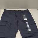 LAPG Women's Gear Stretch Tactical Pants, Low Rise, Slim Fit, 7-Pocket Durable Flex Cargo Outdoor, Hiking & Work Pants (16 Long, Navy)