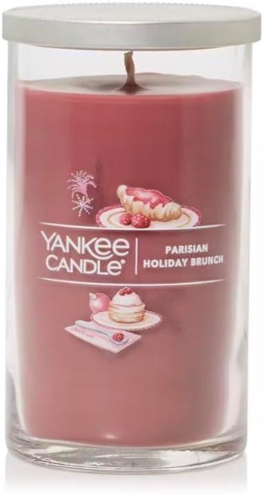 Yankee Candle Parisian Holiday Brunch Medium Single Wick Signature Pillar Candle