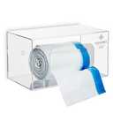 ELEGANCE Trash Bag Holder Dispenser,Clear Acrylic Wall Mounted Garbage Bag Dispenser for Kitchen Cabinets and Under Sink Storage