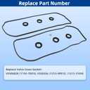 VS50682R Engine Valve Cover Gasket Set for Toyota Camry RAV4 Highlander Sienna Venza Avalon,Lexus ES350 RX350 RX450h 2006 2007 2008 2009 2010 2011 2012 2013 2014 2015 2016 2017 2018 2019 2020,V6 3.5L