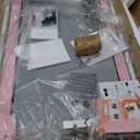 Foldable Treadmill with 10% Incline, Upgrade 3.5HP Low Noise Walking Pad Treadmill with Handle Bar, Trisomy 4 in 1 Portable Under Desk Treadmills for Home/Office, 350Lbs Capacity, APP & Remote Control (10% inlcine pink)