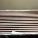 Art3d 2-Pack Fluted Acoustic Wood Slat Wall Panel, 47.2 x 23.6 Inch, Walnut