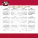 Turner Sports San Francisco 49ers 2025 Box Calendar (25998053055)