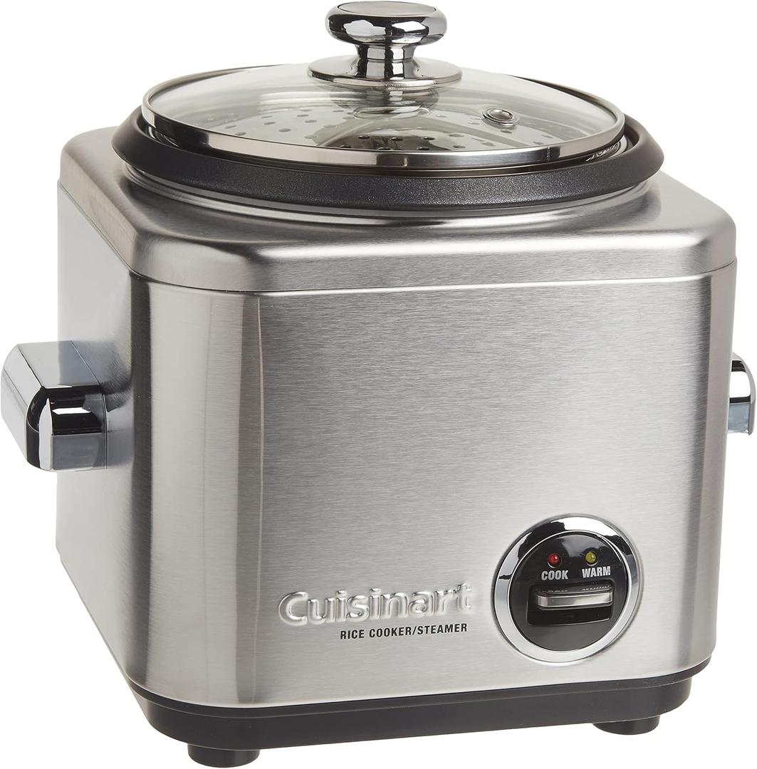 Cuisinart CRC-400P1 
4 Cup Rice Cooker, Stainless Steel Exterior