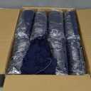 Set of 8 Stretch Patio Cushion Covers, Outdoor Couch & Sofa Replacement Slipcovers for Patio Furniture Cushion Covers, Washable Reusable Furniture Protector, Square Large + Rectangle, Navy-Blue