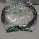 Car Carbon Fiber and Leather D-Shape Steering Wheel Cover, Stylish car Non-Slip Leather car Interior 15 inches Universal Black