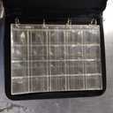 Coin Collection Book for Collector,260 Pockets Fireproof Coin Collection Holder Album,Coin Collection Organizer Storage Box Case Album for 20/25/ 27/30/ 38mm Coins,Black