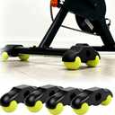 4 Pack Tennis Ball Feets for Wahoo KICKR CORE 2 (2025 Model) with 8 Pack Tennis Balls, for Indoor Bike Cycling Smart Trainers to Make Your Riding More Comfortable