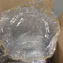 50 Pack Clear Charger Plates Bulk, 13" Plastic Reef Chargers for Dinner Plates, Round Charger Plate with Gold Rim Floral Reef Design for Dinner Wedding Party Table Setting Decoration