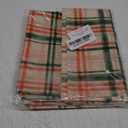 Artoid Mode Red Green Buffalo Plaid Christmas Placemats Set of 4, 12x18 Inch Seasonal Winter Table Mats for Party Kitchen Dining Decoration