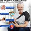ERHIVORA Shoulder Heating Pad with Massage, FSA Eligible Items List, Heated Shoulder Wrap for Pain Cordless, HSA Approved Products Only
