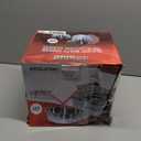 ExcelSteel 8 Qt Multifunction Stainless Steel Pasta Cooker with Encapsulated Base, Vented Glass Lid, and Riveted Silicone Covered Handles