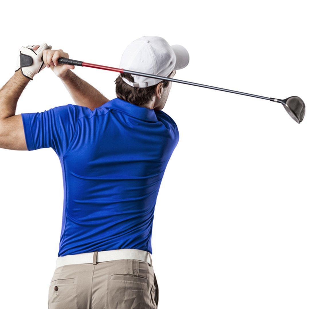 Golf Huggy Back Brace  Lower Back Support for Golf, Walking, Sports  Lightweight, Thin, Breathable, Adjustable  Discreet Fit Under Clothes  Bowling, Tennis, Basketball, Fitness  4 Sizes (Black, S)