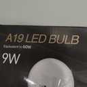  9 Watt EQ A19 Dimmable LED Light Bulb in Bright White (50-Pack)