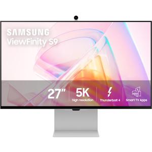 Samsung 27" ViewFinity S9 Series 5K Computer Monitor, Thunderbolt 4, DisplayPort, Matte Display, 4K Slimfit-Camera, Slim Metal Design, AirPlay, Smart-TV Apps, Gaming Hub, LS27C900PANXZA