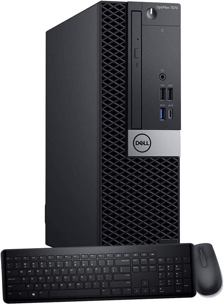 Dell OptiPlex 7070 SFF Desktop Computer PC, Intel 8 Core i7-9700 3.0GHz up to 4.70GHz,32GB DDR4 Ram New 1TB NVMe M.2 SSD,AX210 Built-in WiFi 6E,Windows 11 Pro, Wireless Keyboard & Mouse